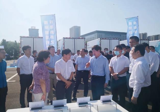 淄博首批50輛氫燃料電池冷藏車成功運(yùn)營,全部使用東岳質(zhì)子膜 淄博首批50輛氫燃料電池冷藏車成功運(yùn)營,全部使用東岳質(zhì)子膜