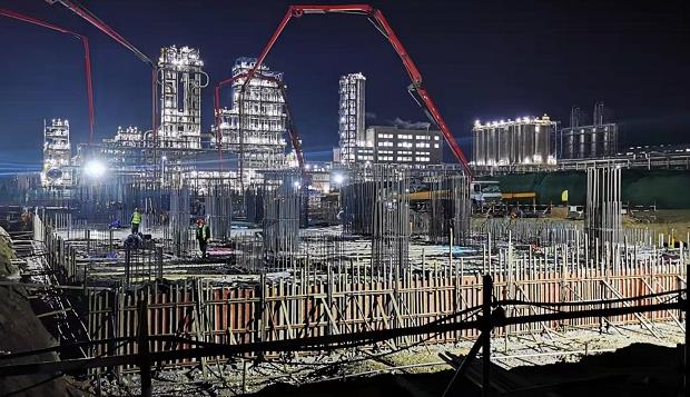 中建安裝新材料與氫能源丙烷脫氫設(shè)備Ⅱ項(xiàng)目土建基建施工基本完成 中建安裝新材料與氫能源丙烷脫氫設(shè)備Ⅱ項(xiàng)目土建基建施工基本完成